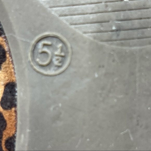 Report Leopard Pointy Slip On Flats Size 5.5 - Picture 8 of 10